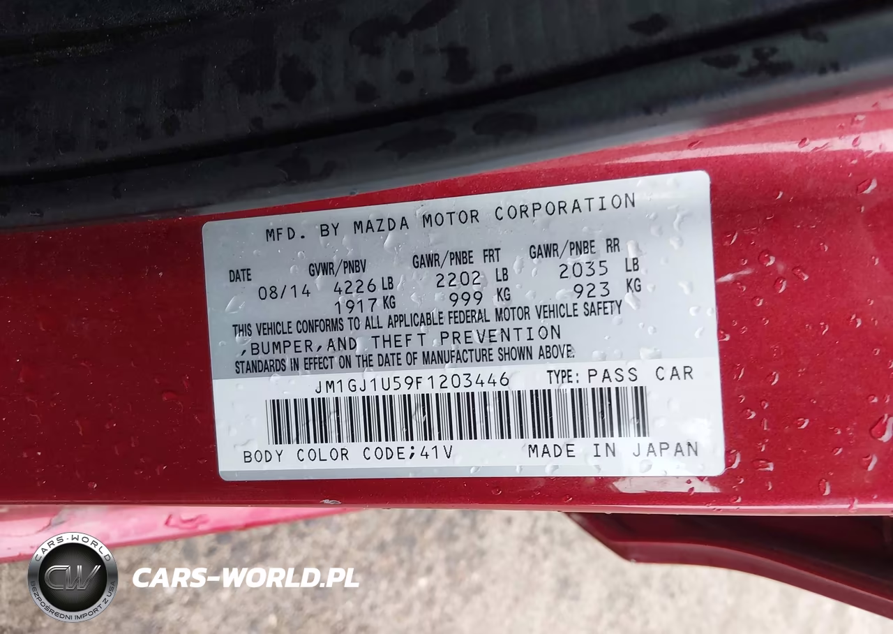 2015 Mazda Mazda6 I Sport VIN:JM1GJ1U59F1203446 - 9