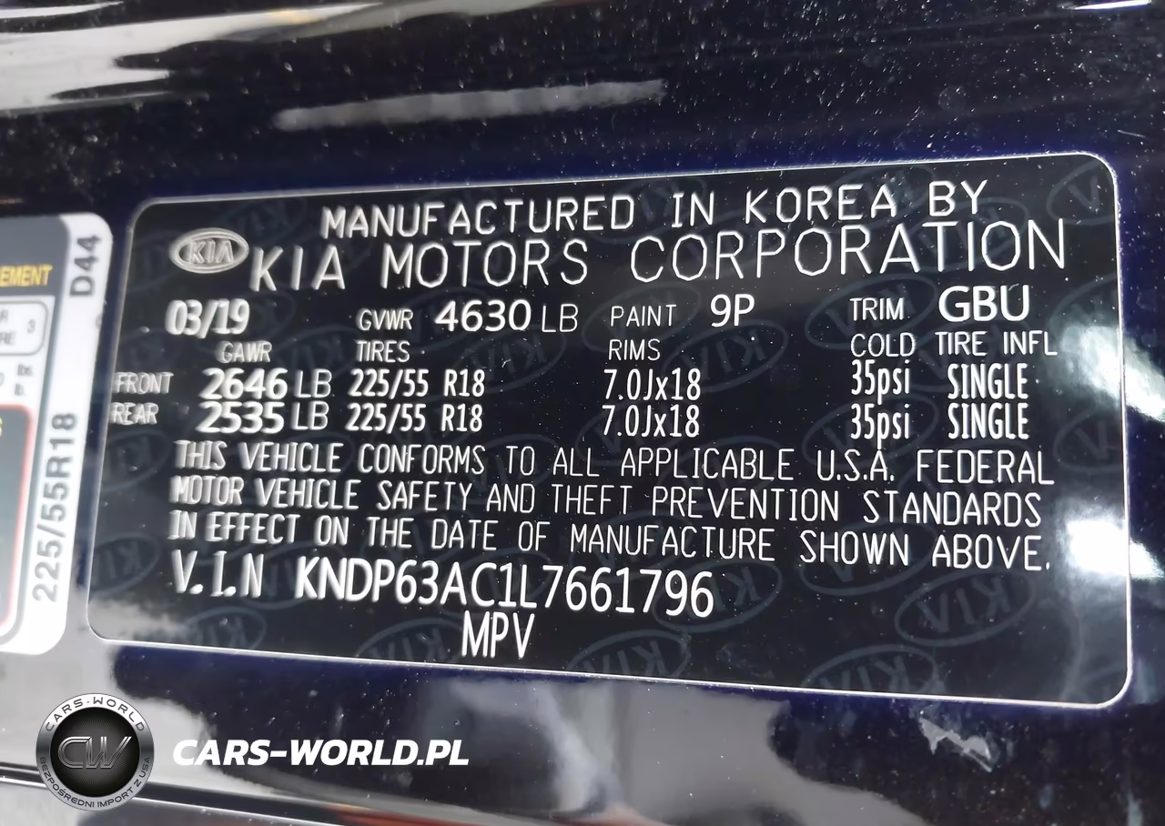 2020 Kia Sportage S VIN:KNDP63AC1L7661796 - 9