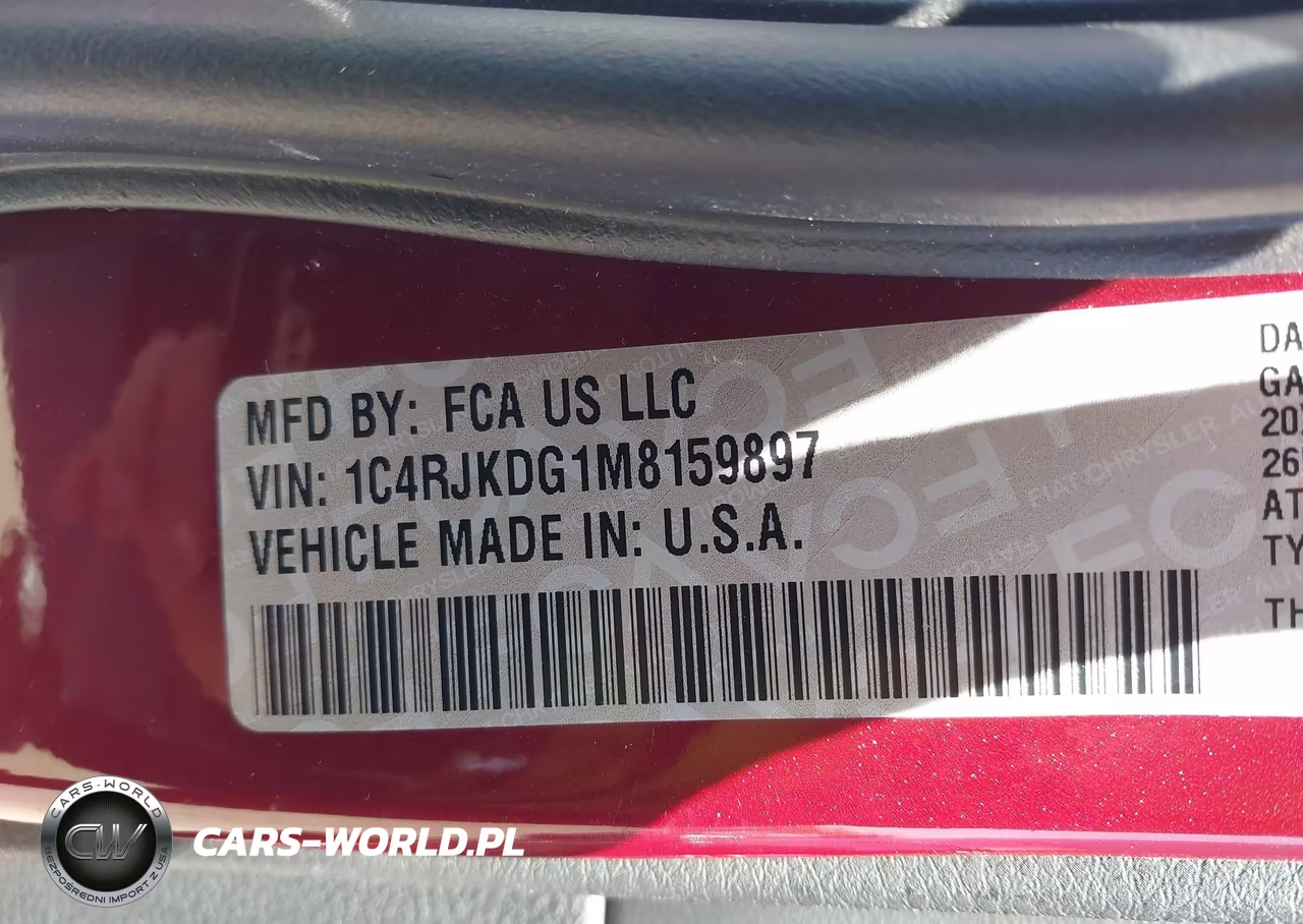 2021 Jeep Grand Cherokee L Overland 4X4 VIN:1C4RJKDG1M8159897 - 9