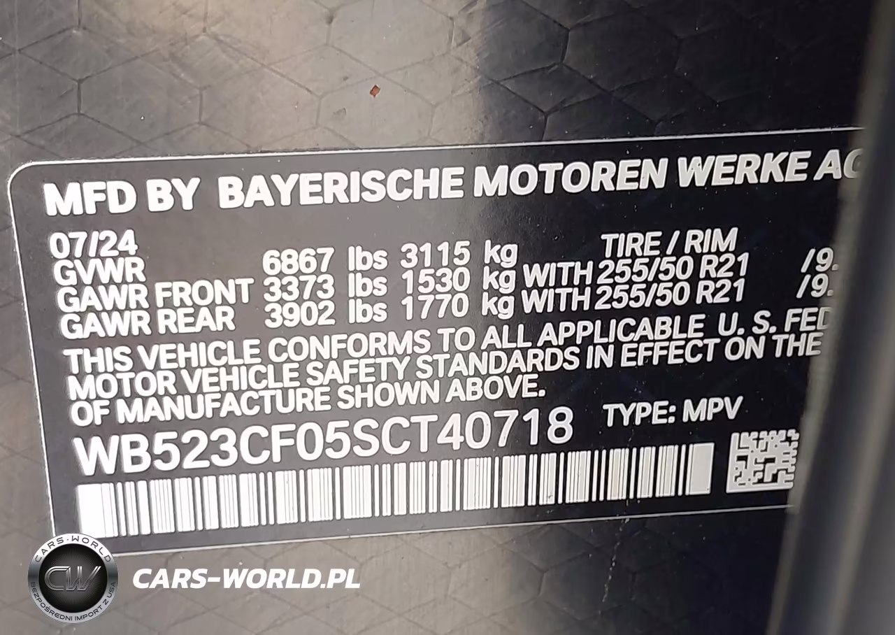 2025 BMW Ix xDrive50 VIN:WB523CF05SCT40718 - 9
