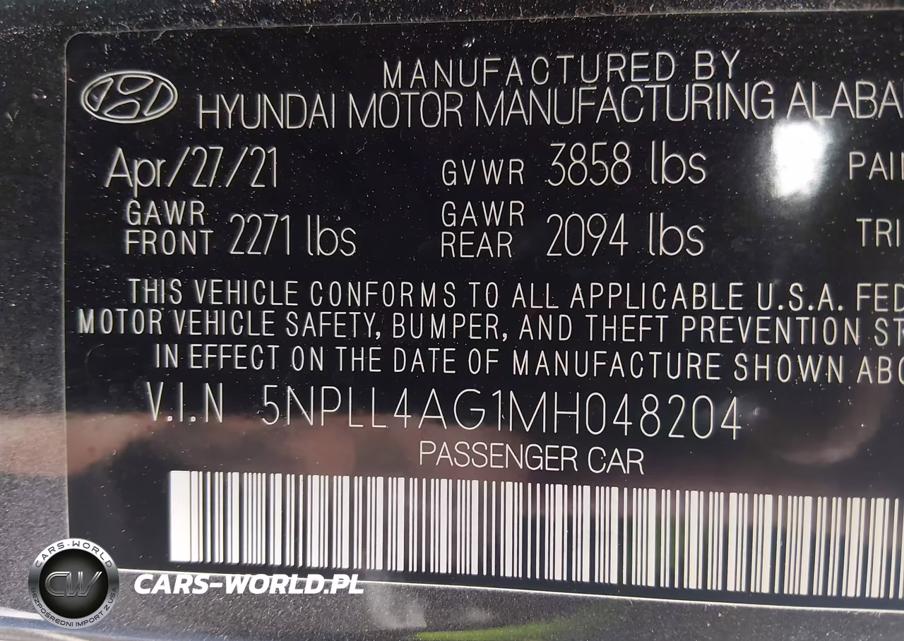 2021 Hyundai Elantra Se VIN:5NPLL4AG1MH048204 - 9