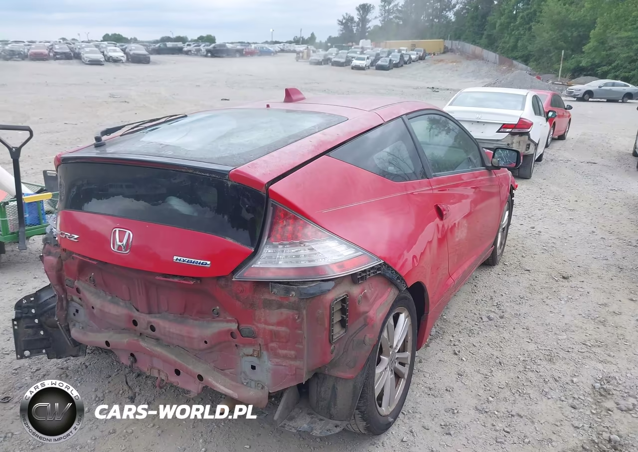 2011 Honda Cr-Z Ex VIN:JHMZF1D60BS015761 - 4