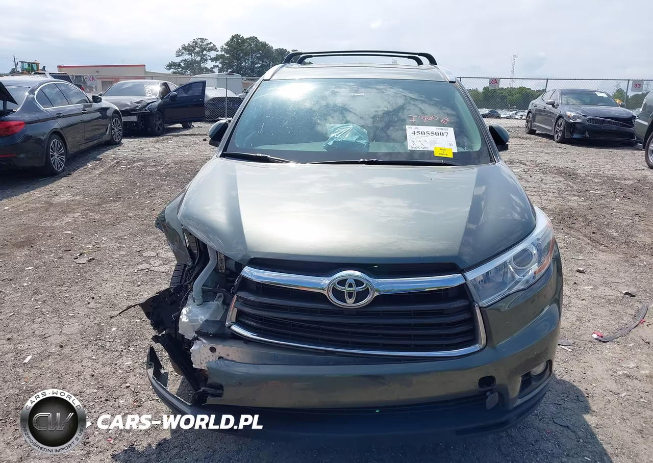 2016 Toyota Highlander Xle V6 VIN:5TDKKRFH8GS186396 - 12