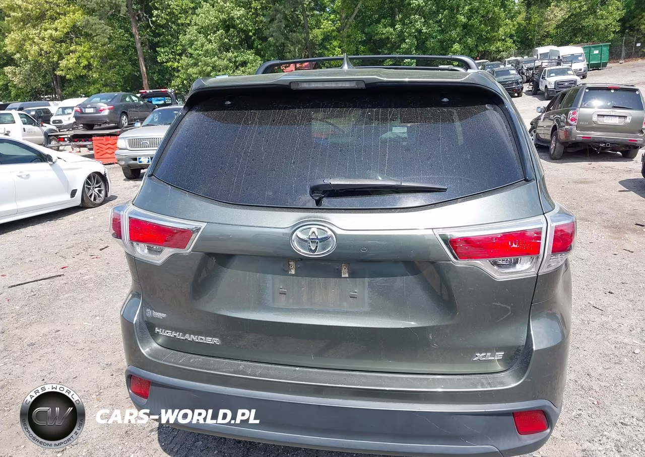 2016 Toyota Highlander Xle V6 VIN:5TDKKRFH8GS186396 - 16