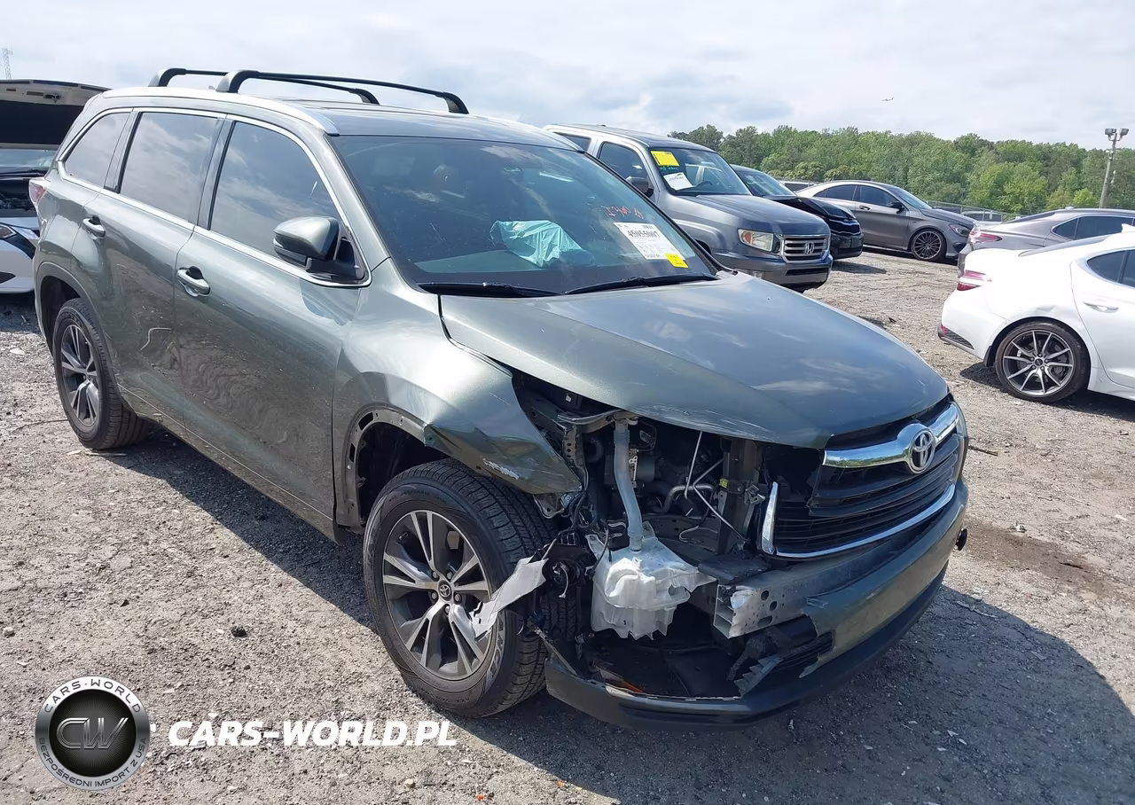 2016 Toyota Highlander Xle V6 VIN:5TDKKRFH8GS186396 - 6