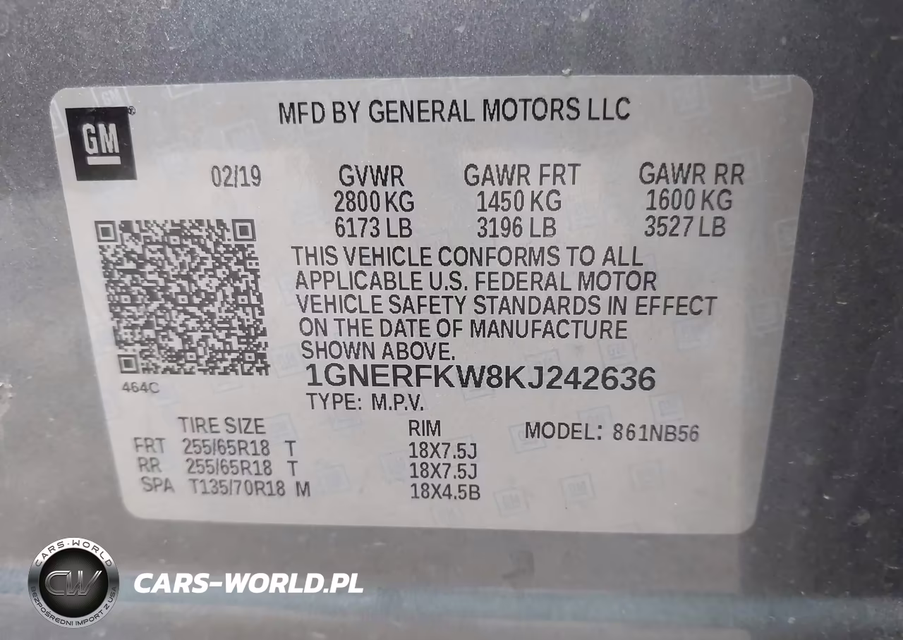 2019 Chevrolet Traverse Ls VIN:1GNERFKW8KJ242636 - 9
