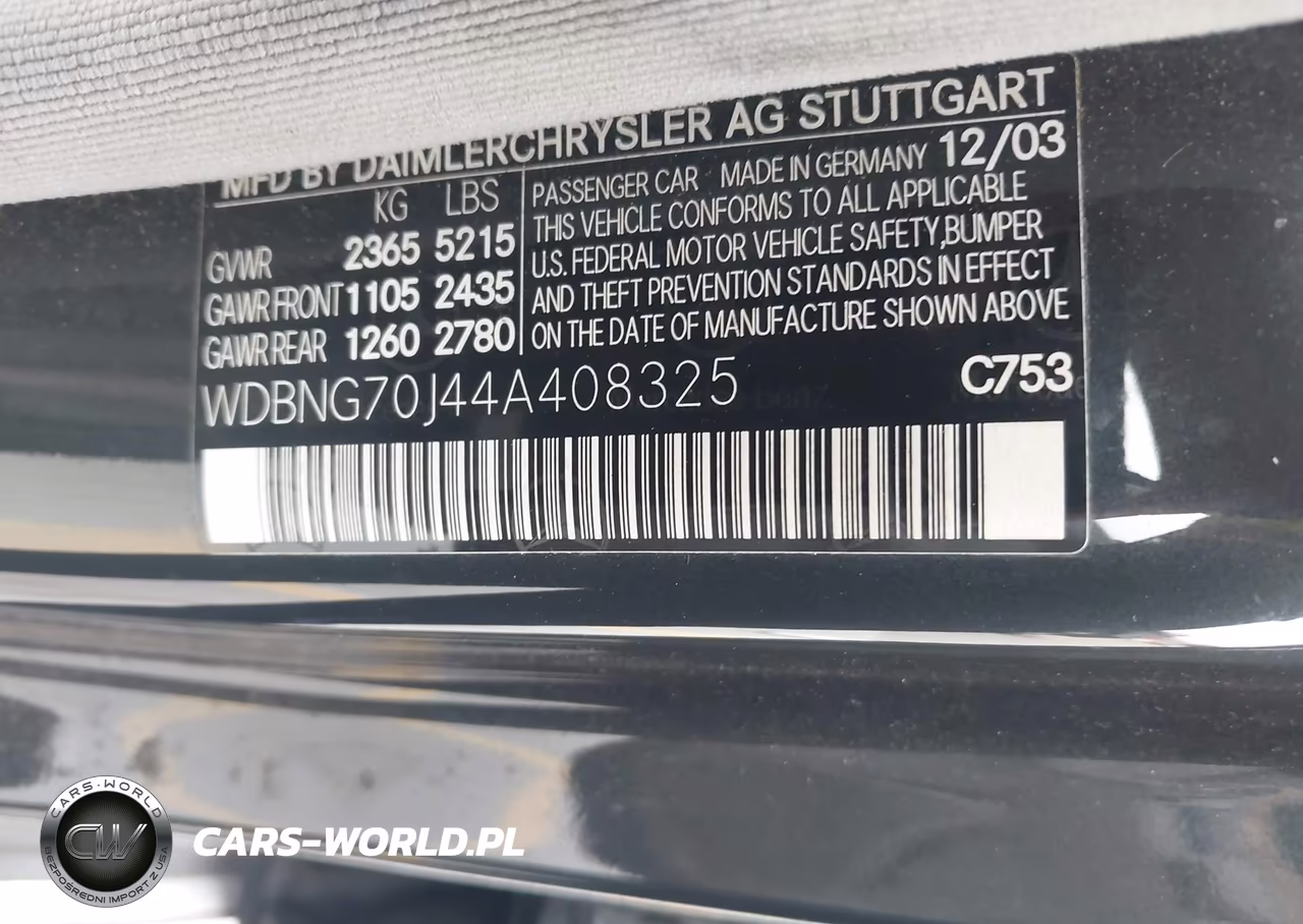 2004 Mercedes-Benz S 430 VIN:WDBNG70J44A408325 - 9