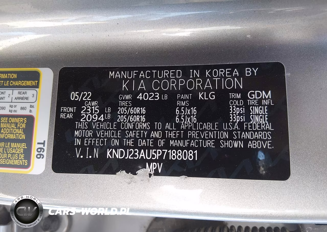 2023 Kia Soul Lx VIN:KNDJ23AU5P7188081 - 9