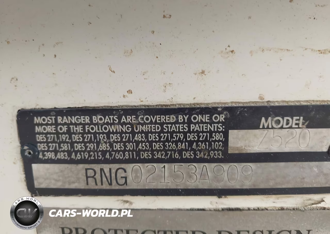 2009 Ranger Boat VIN:RNG02153A909 - 9