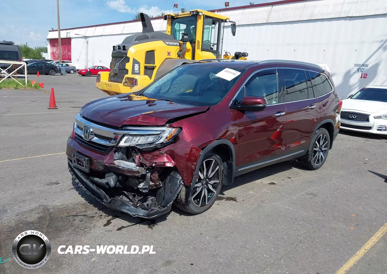 2019 Honda Pilot Touring VIN:5FNYF6H68KB039257 - 2