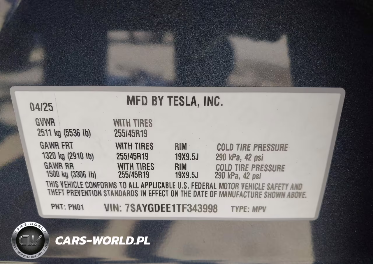 2026 Tesla Model Y All-Wheel Drive-Long Range Launch Series-Premium All-Wheel Drive VIN:7SAYGDEE1TF343998 - 9