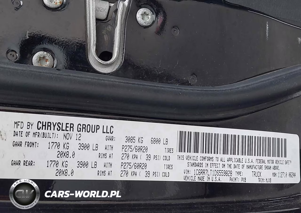 2013 Ram 1500 VIN:1C6RR7LT1DS559828 - 9