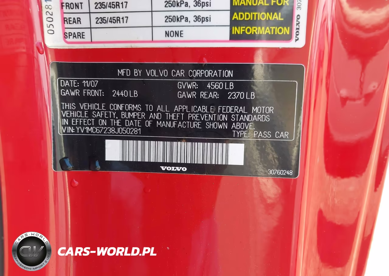 2008 Volvo C70 T5 VIN:YV1MC67238J050281 - 9