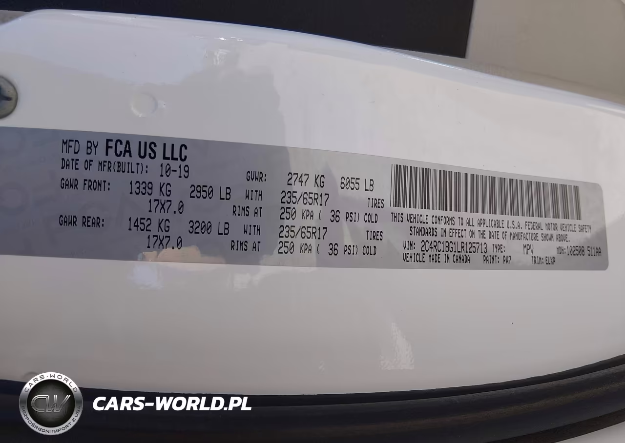 2020 Chrysler Pacifica Touring L VIN:2C4RC1BG1LR125713 - 9