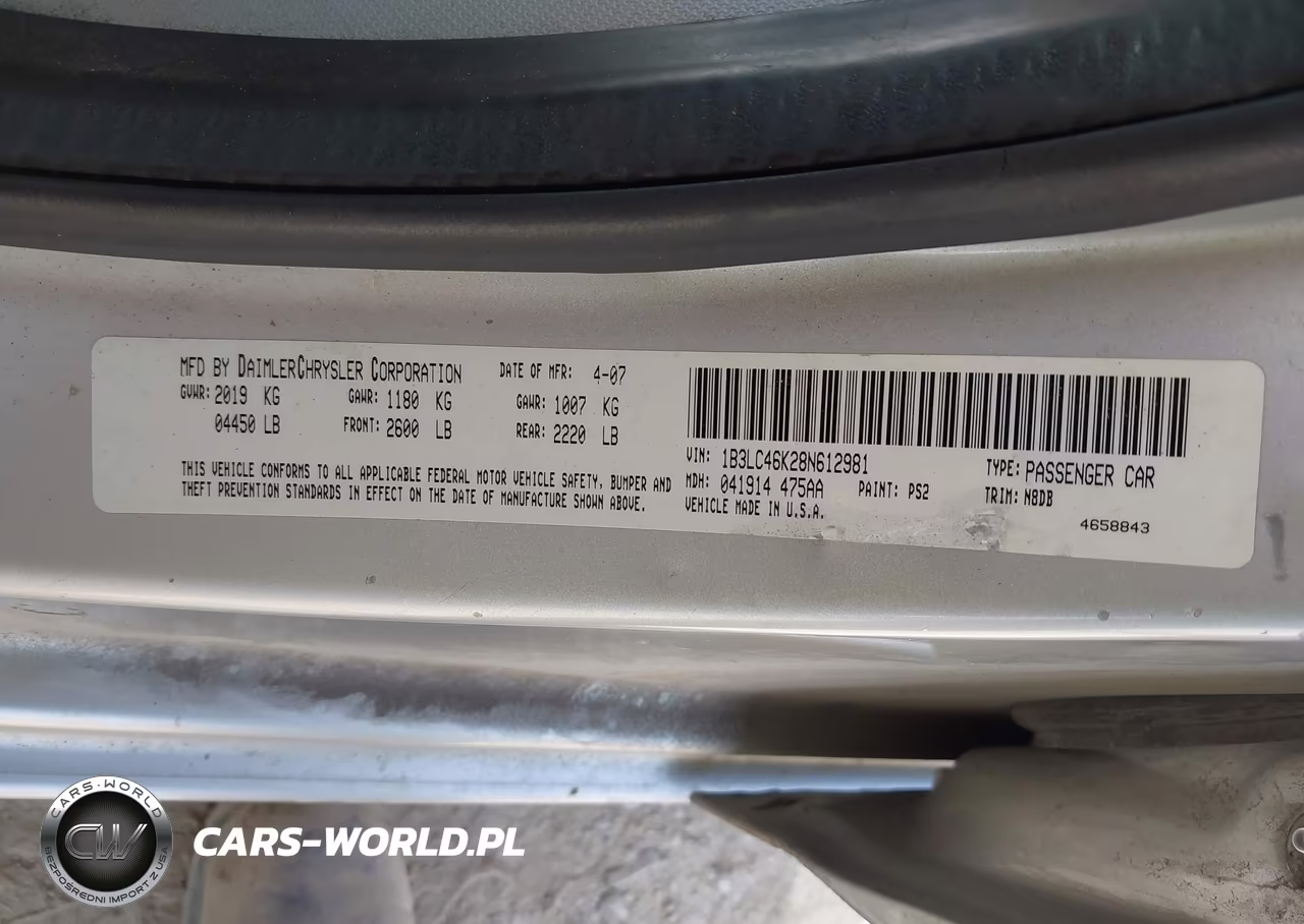 2008 Dodge Avenger Se VIN:1B3LC46K28N612981 - 9