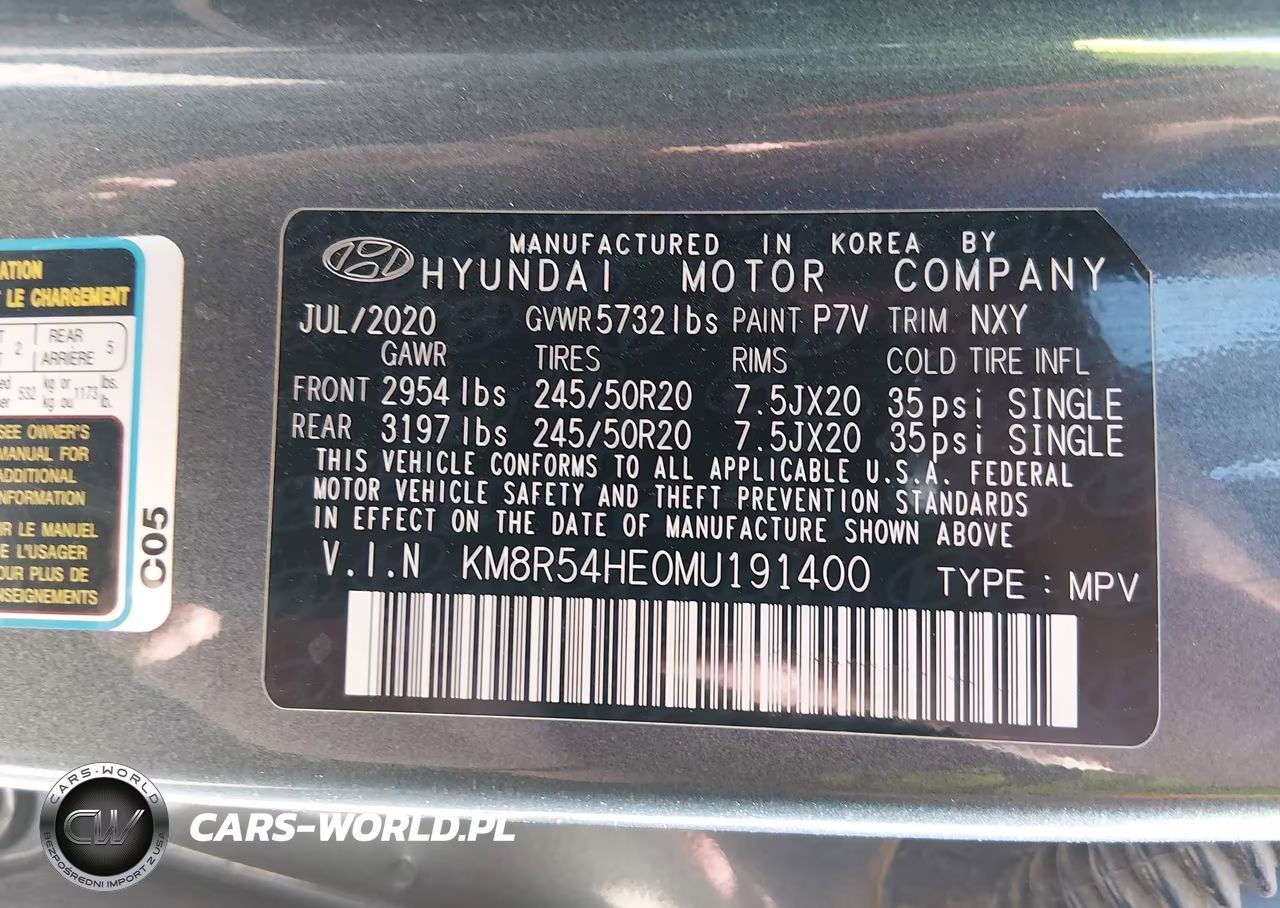 2021 Hyundai Palisade Limited VIN:KM8R54HE0MU191400 - 9