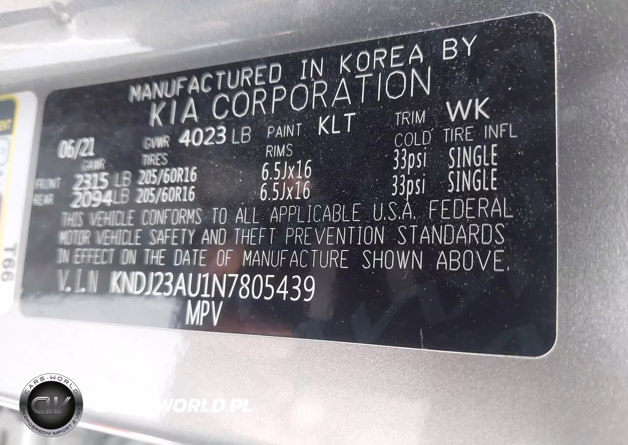 2022 Kia Soul Lx VIN:KNDJ23AU1N7805439 - 9