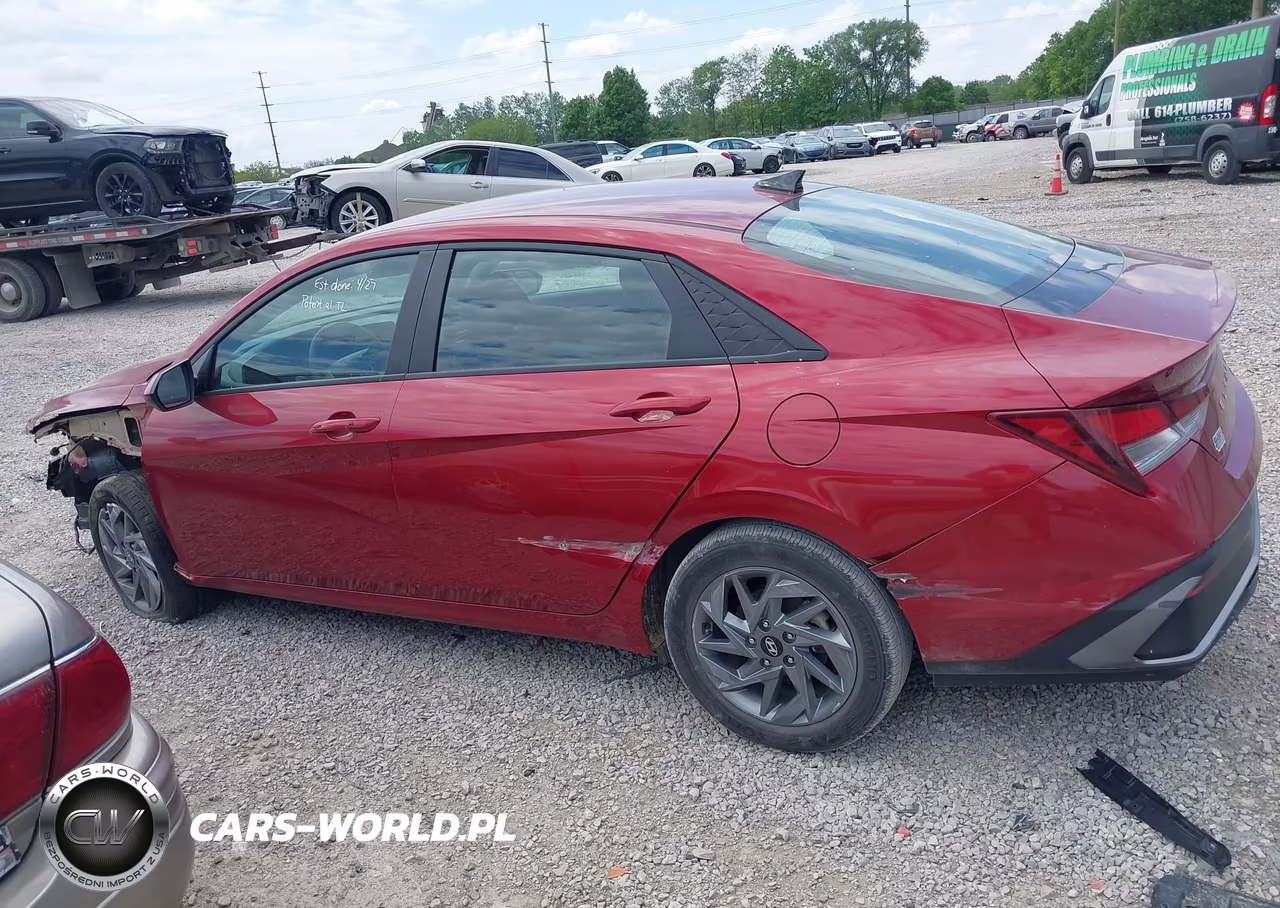 2024 Hyundai Elantra Sel VIN:KMHLM4DG4RU638639 - 15