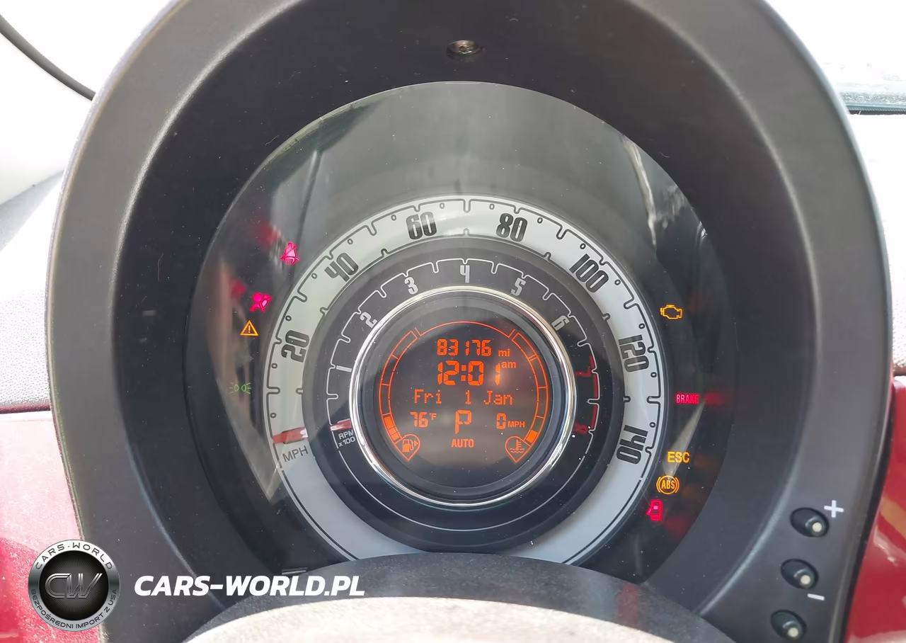 2012 Fiat 500C Lounge VIN:3C3CFFER4CT130459 - 7