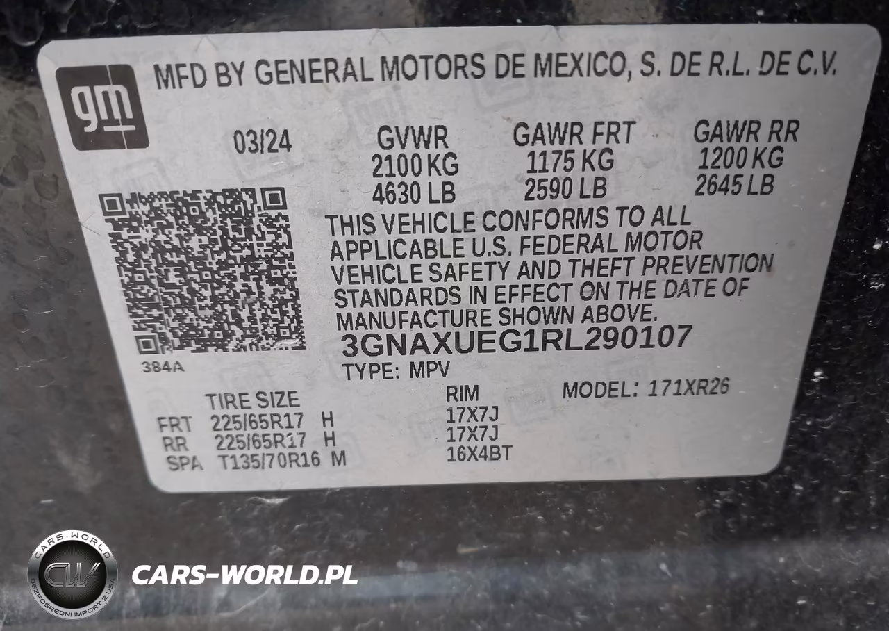 2024 Chevrolet Equinox Awd Lt VIN:3GNAXUEG1RL290107 - 9