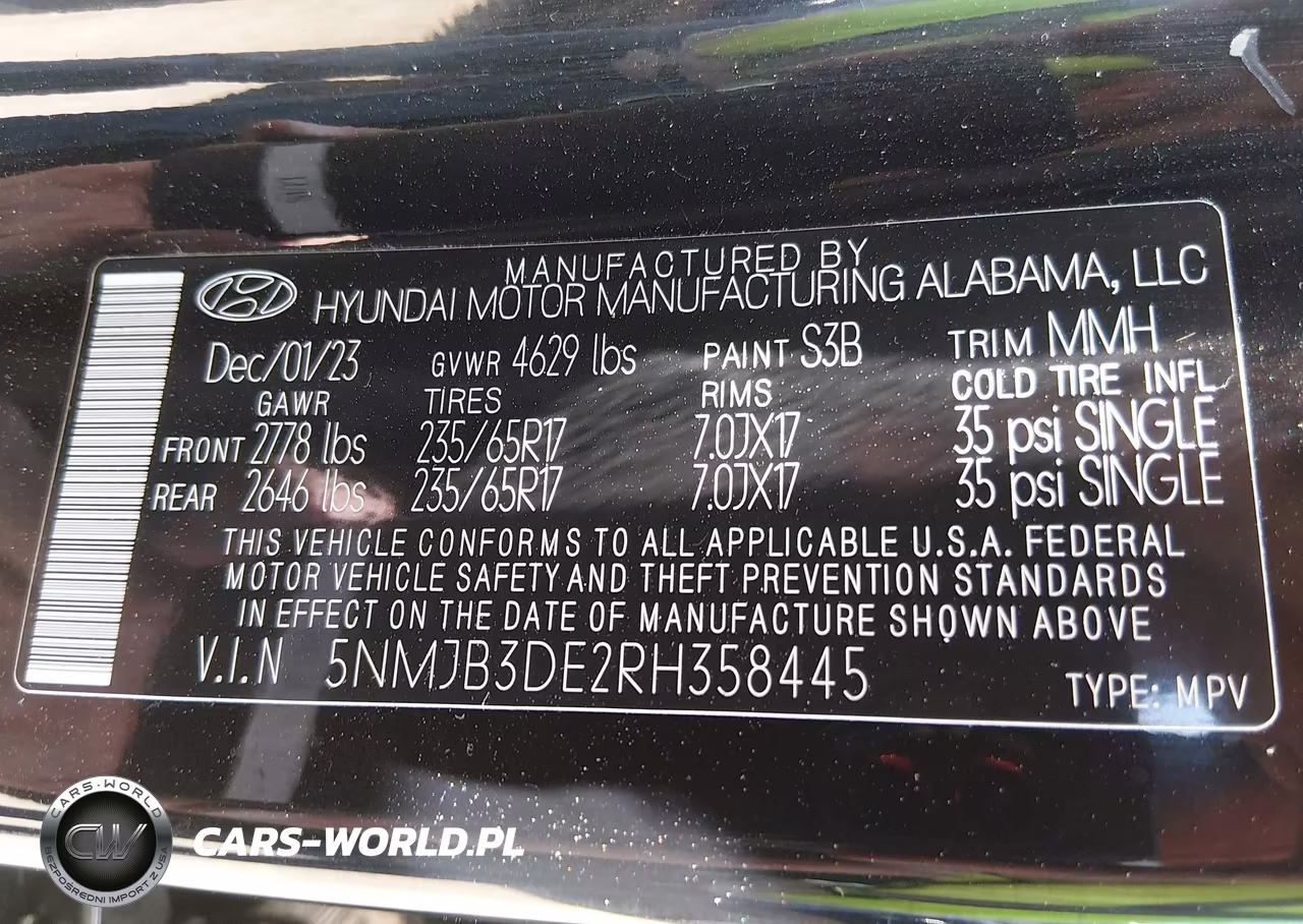 2024 Hyundai Tucson Sel VIN:5NMJB3DE2RH358445 - 9