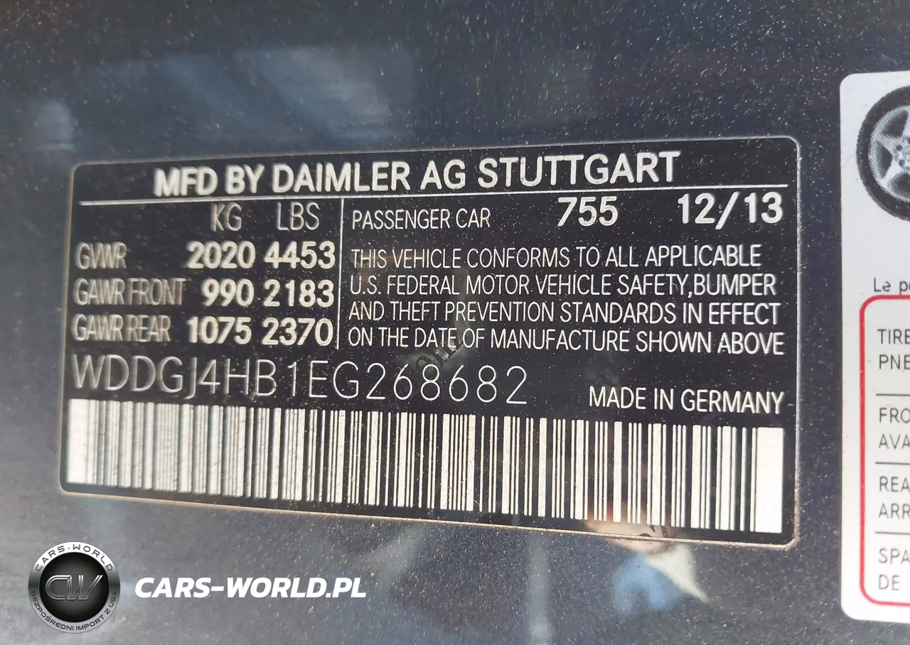 2014 Mercedes-Benz C 250 VIN:WDDGJ4HB1EG268682 - 9