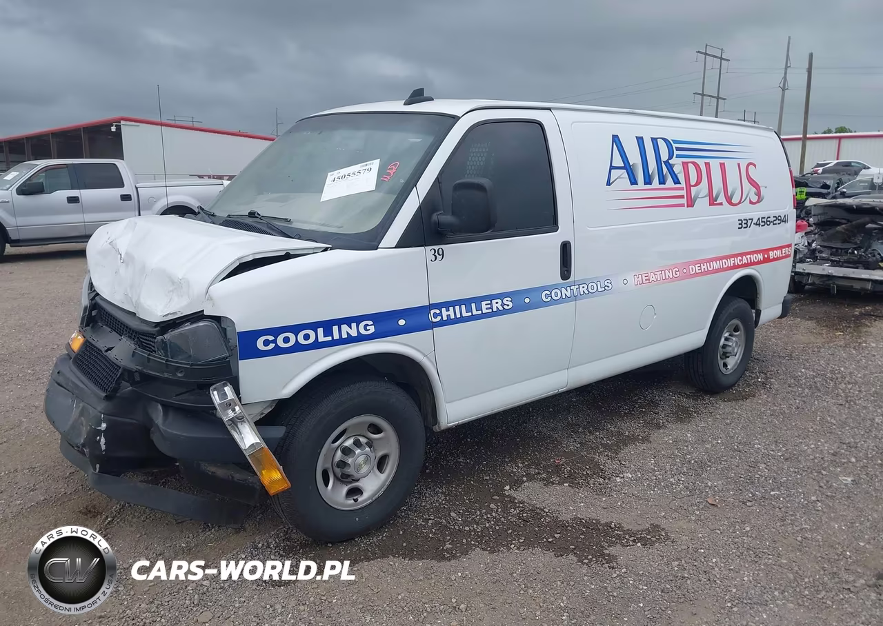 2023 Chevrolet Express Cargo Rwd 2500 Regular Wheelbase Wt VIN:1GCWGAFP8P1156436 - 2