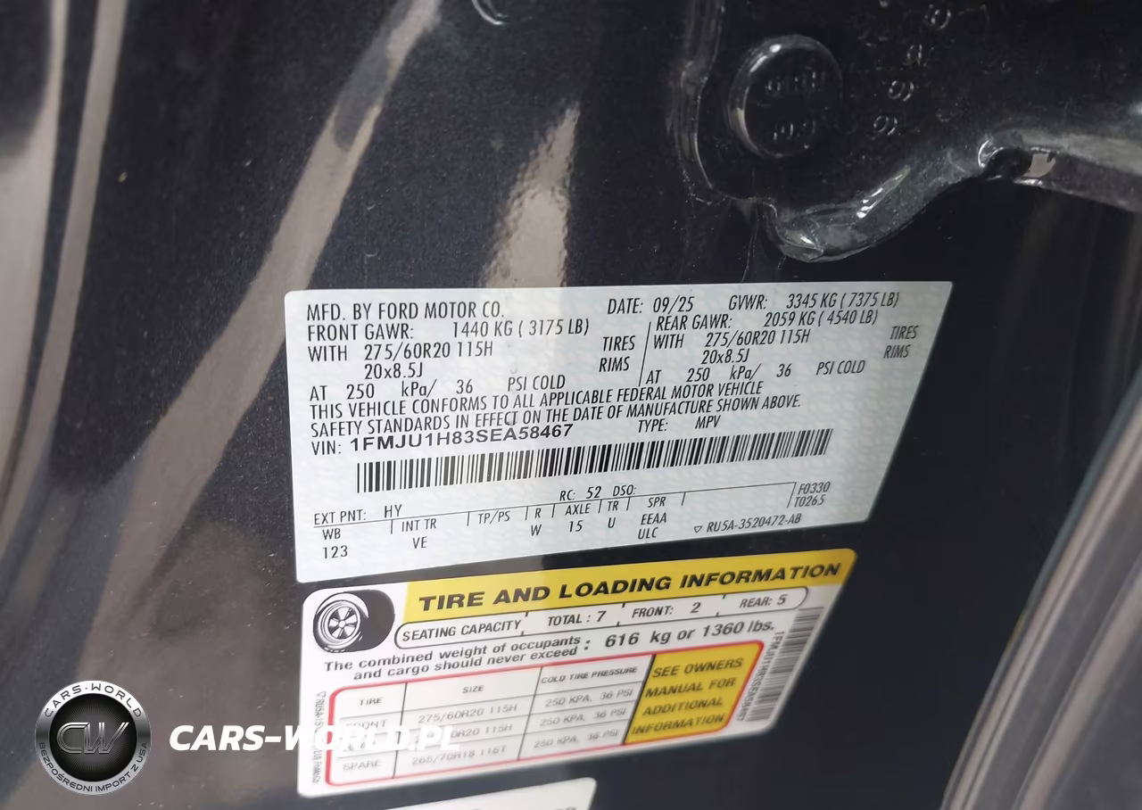 2025 Ford Expedition Active VIN:1FMJU1H83SEA58467 - 9