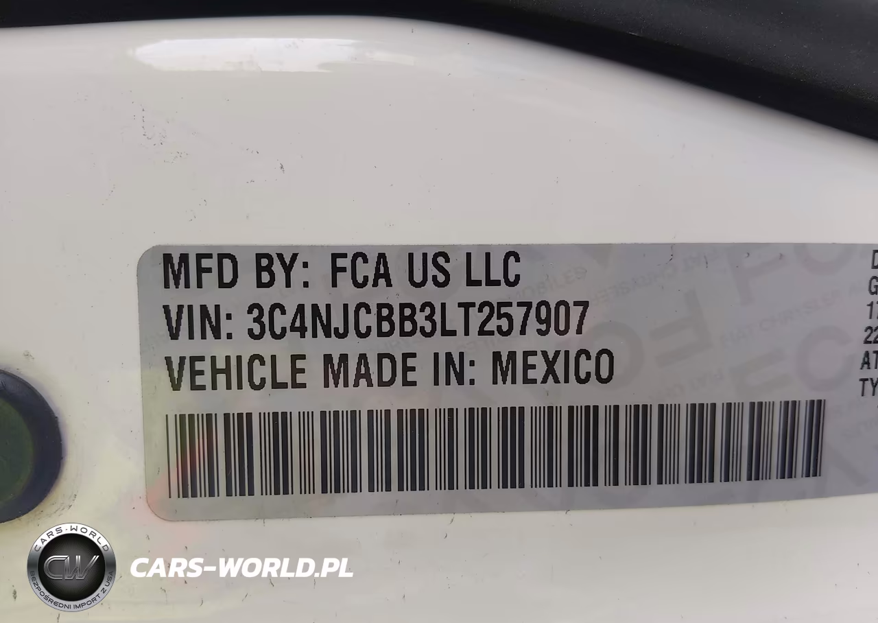2020 Jeep Compass Latitude Fwd VIN:3C4NJCBB3LT257907 - 9