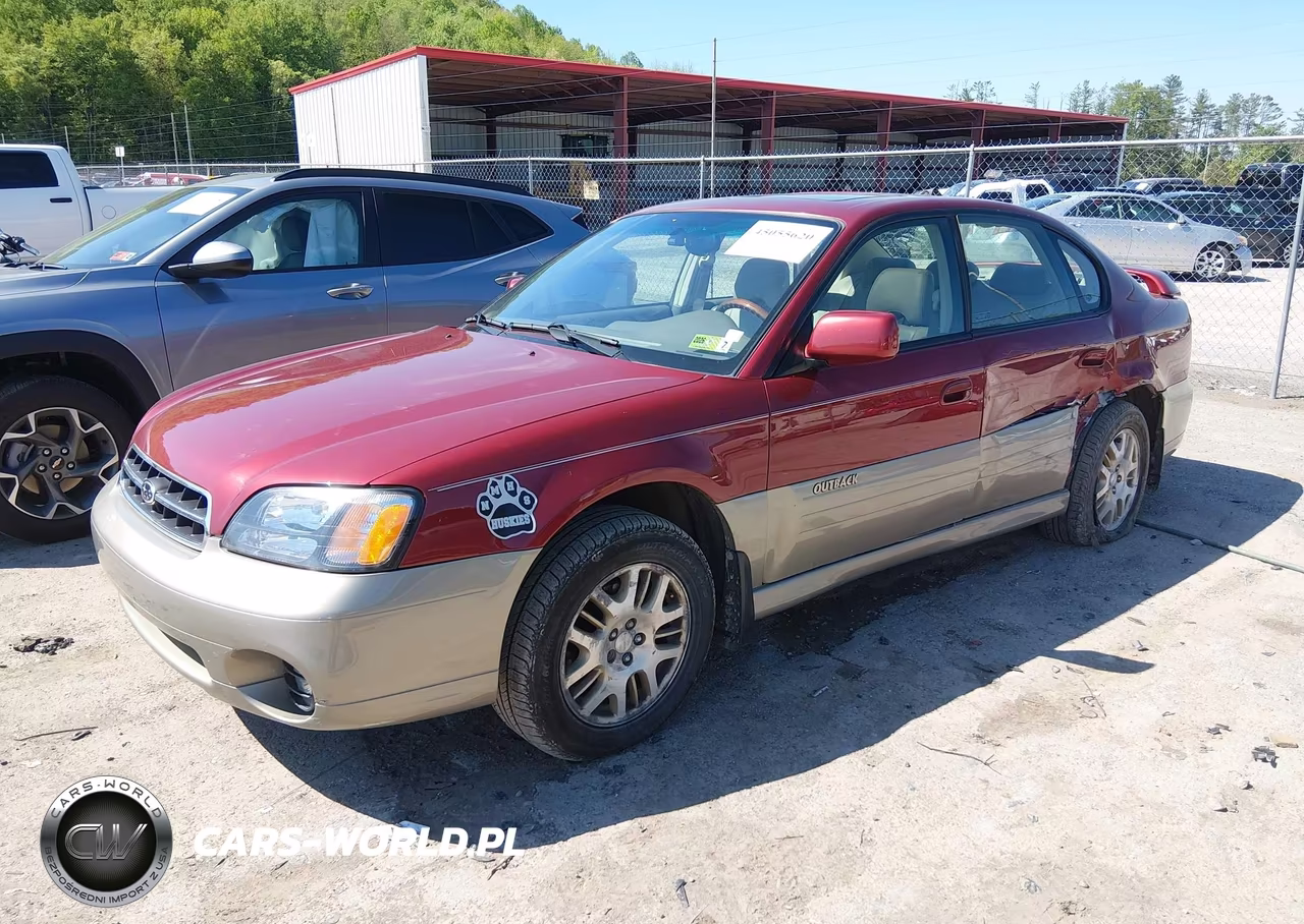 2002 Subaru Outback H6-3.0-H6-3.0 Vdc VIN:4S3BE896927202619 - 2