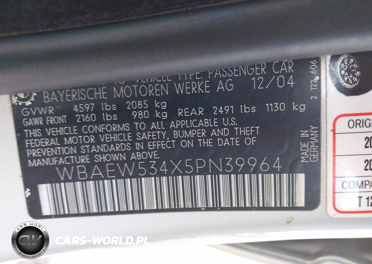 2005 BMW 330Xi VIN:WBAEW534X5PN39964 - 9