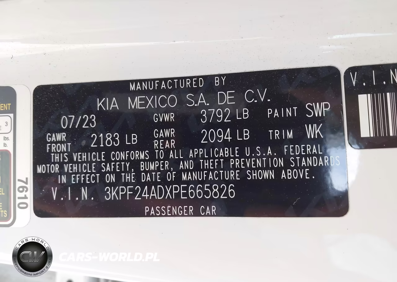 2023 Kia Forte Lxs VIN:3KPF24ADXPE665826 - 9