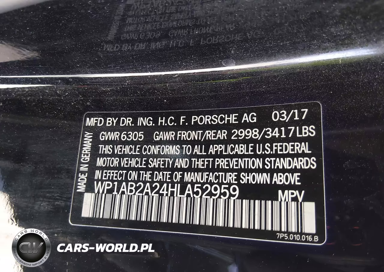 2017 Porsche Cayenne S VIN:WP1AB2A24HLA52959 - 9