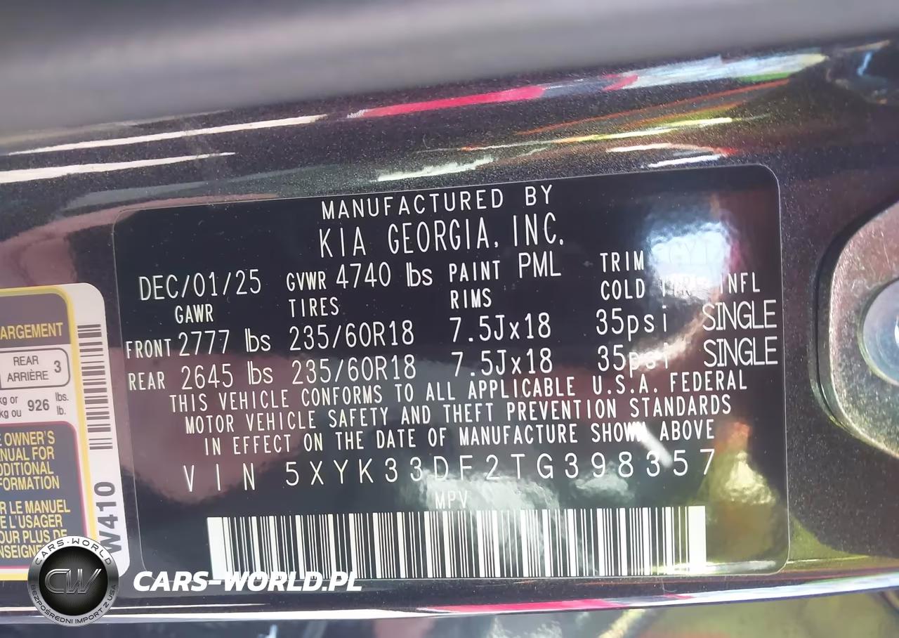 2026 Kia Sportage Ex VIN:5XYK33DF2TG398357 - 9