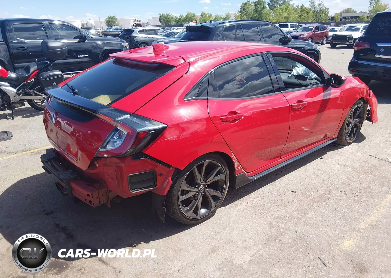2018 Honda Civic Sport VIN:SHHFK7G48JU207131 - 4