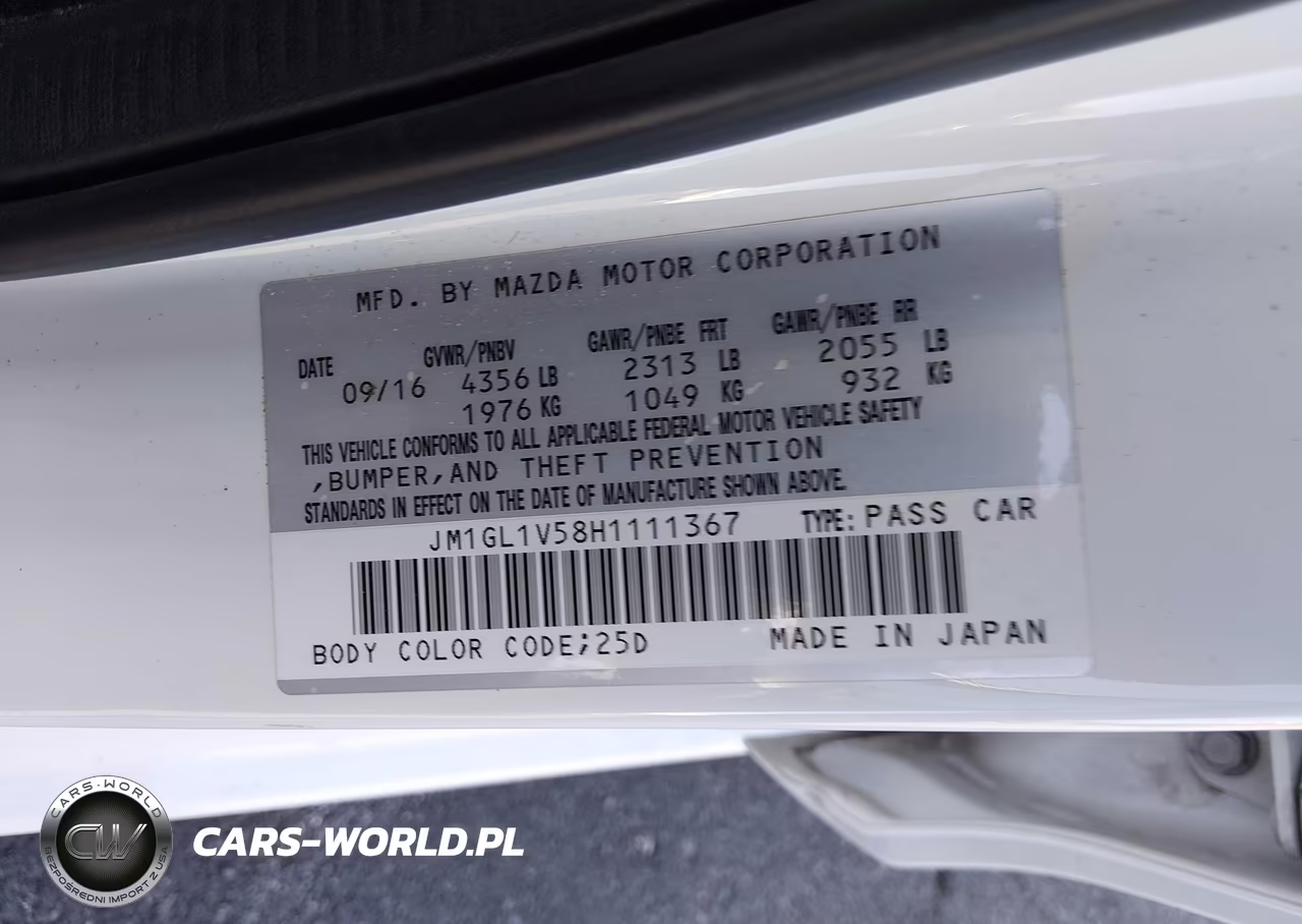 2017 Mazda Mazda6 Touring VIN:JM1GL1V58H1111367 - 9