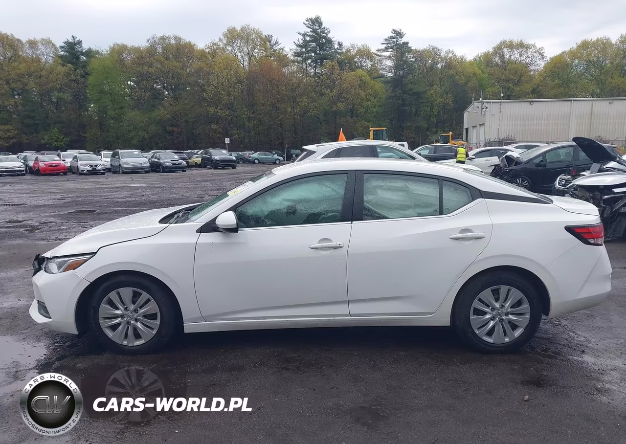 2022 Nissan Sentra S Xtronic Cvt VIN:3N1AB8BV0NY282596 - 14