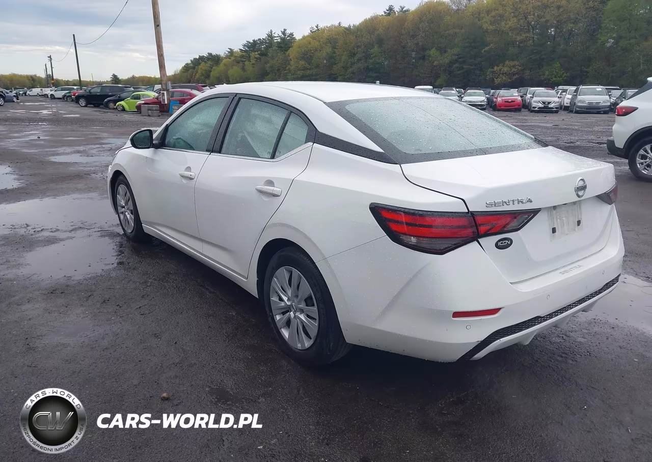 2022 Nissan Sentra S Xtronic Cvt VIN:3N1AB8BV0NY282596 - 3