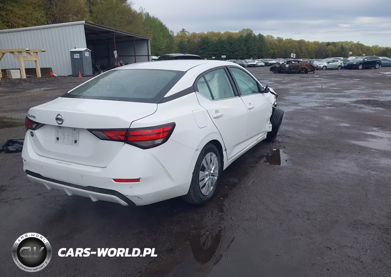 2022 Nissan Sentra S Xtronic Cvt VIN:3N1AB8BV0NY282596 - 4