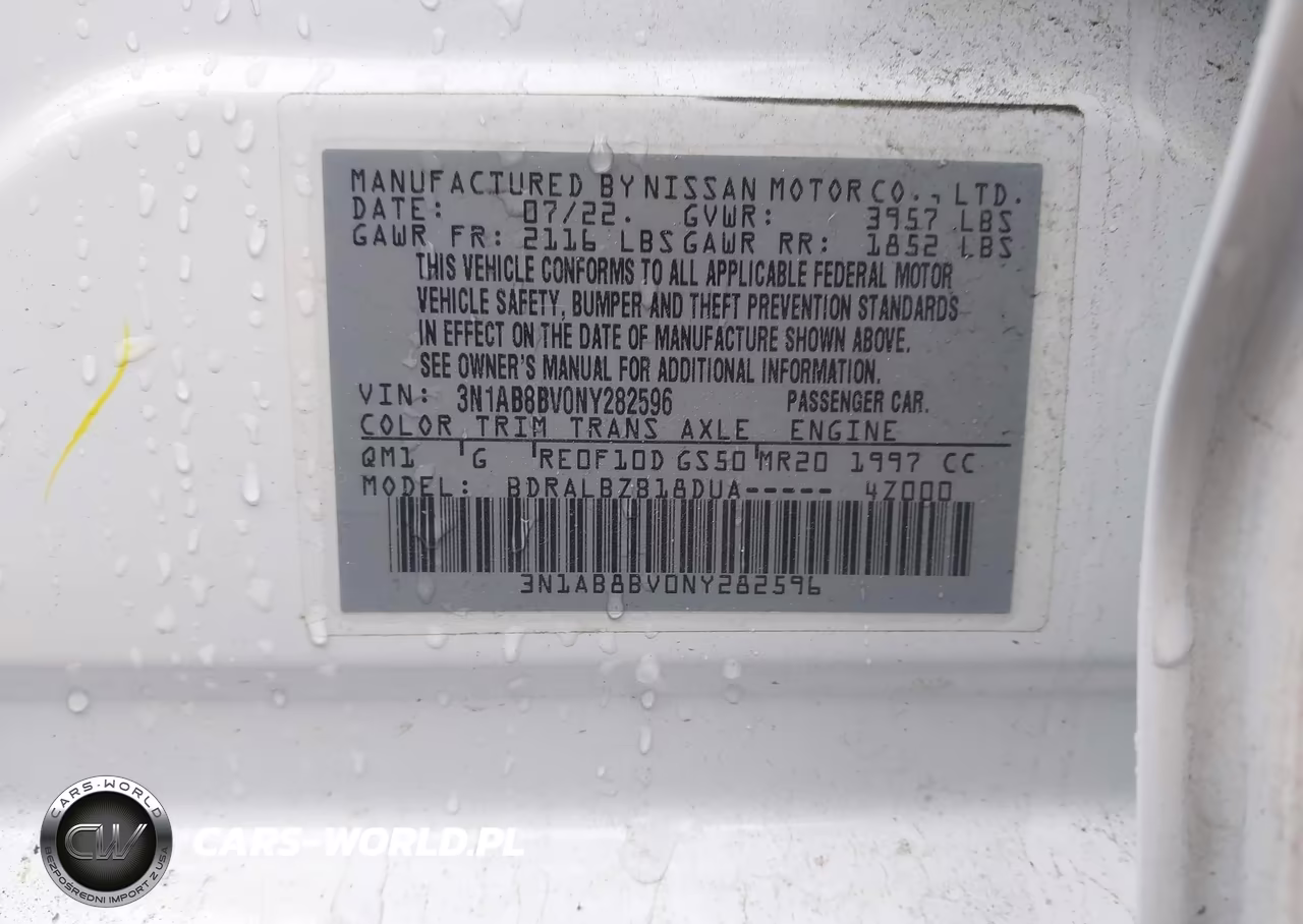 2022 Nissan Sentra S Xtronic Cvt VIN:3N1AB8BV0NY282596 - 9