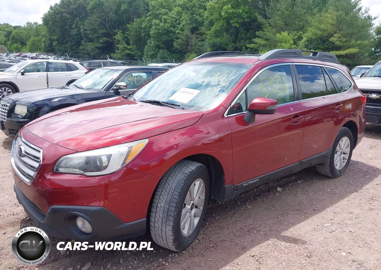 2015 Subaru Outback 2.5I Premium VIN:4S4BSBHC0F3231917 - 2