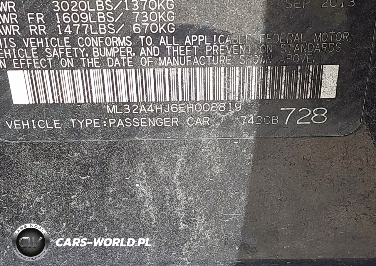 2014 Mitsubishi Mirage Es VIN:ML32A4HJ6EH008819 - 9