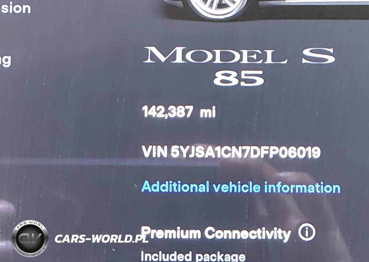 2013 Tesla Model S VIN:5YJSA1CN7DFP06019 - 16