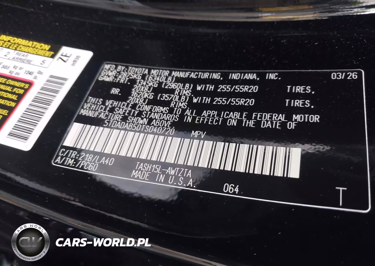 2026 Toyota Grand Highlander Hybrid Max Platinum VIN:5TDADAB50TS040720 - 9