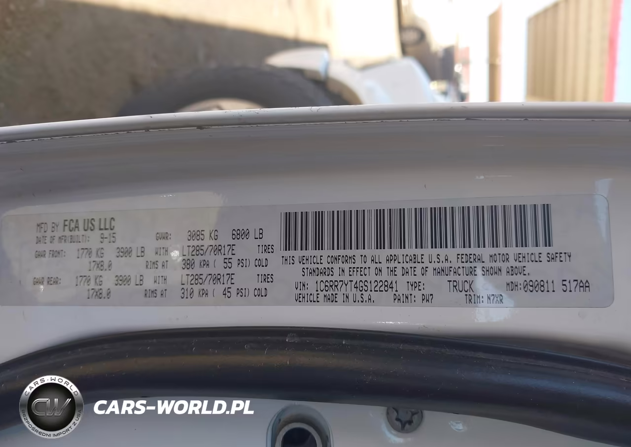 2016 Ram 1500 Rebel VIN:1C6RR7YT4GS122841 - 9