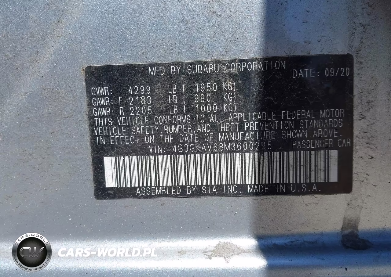 2021 Subaru Impreza Premium VIN:4S3GKAV68M3600295 - 9