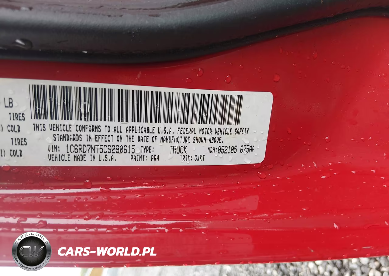 2012 Ram 1500 Laramie VIN:1C6RD7NT5CS290615 - 9