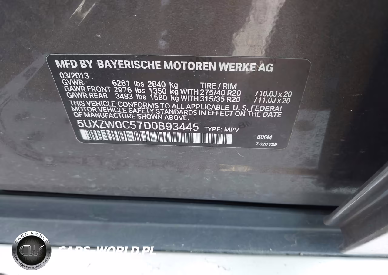 2013 BMW X5 xDrive35D VIN:5UXZW0C57D0B93445 - 9