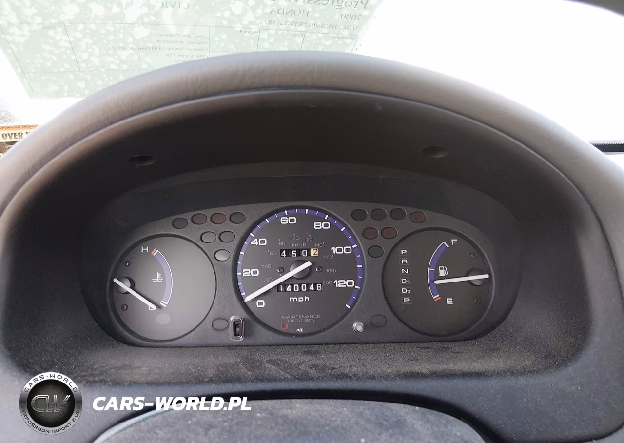 2000 Honda Civic Dx VIN:1HGEJ622XYL121683 - 7