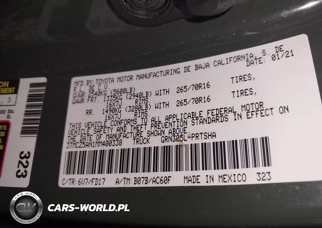 2021 Toyota Tacoma Trd Off-Road VIN:3TMCZ5AN1MM400338 - 9